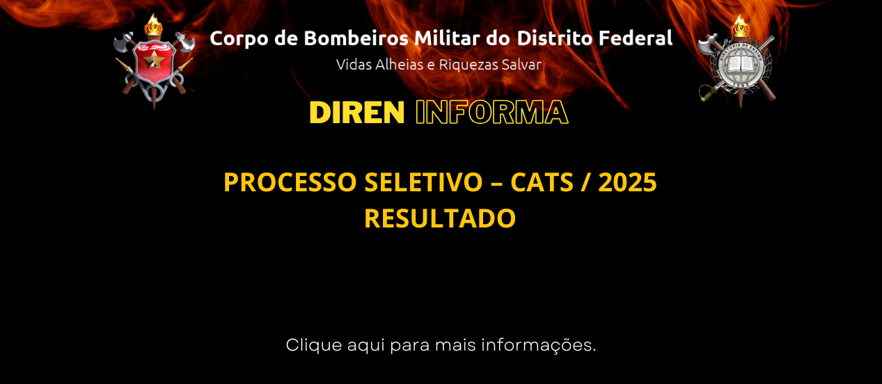 PROCESSO SELETIVO – 10º CATS / 2025 RESULTADO