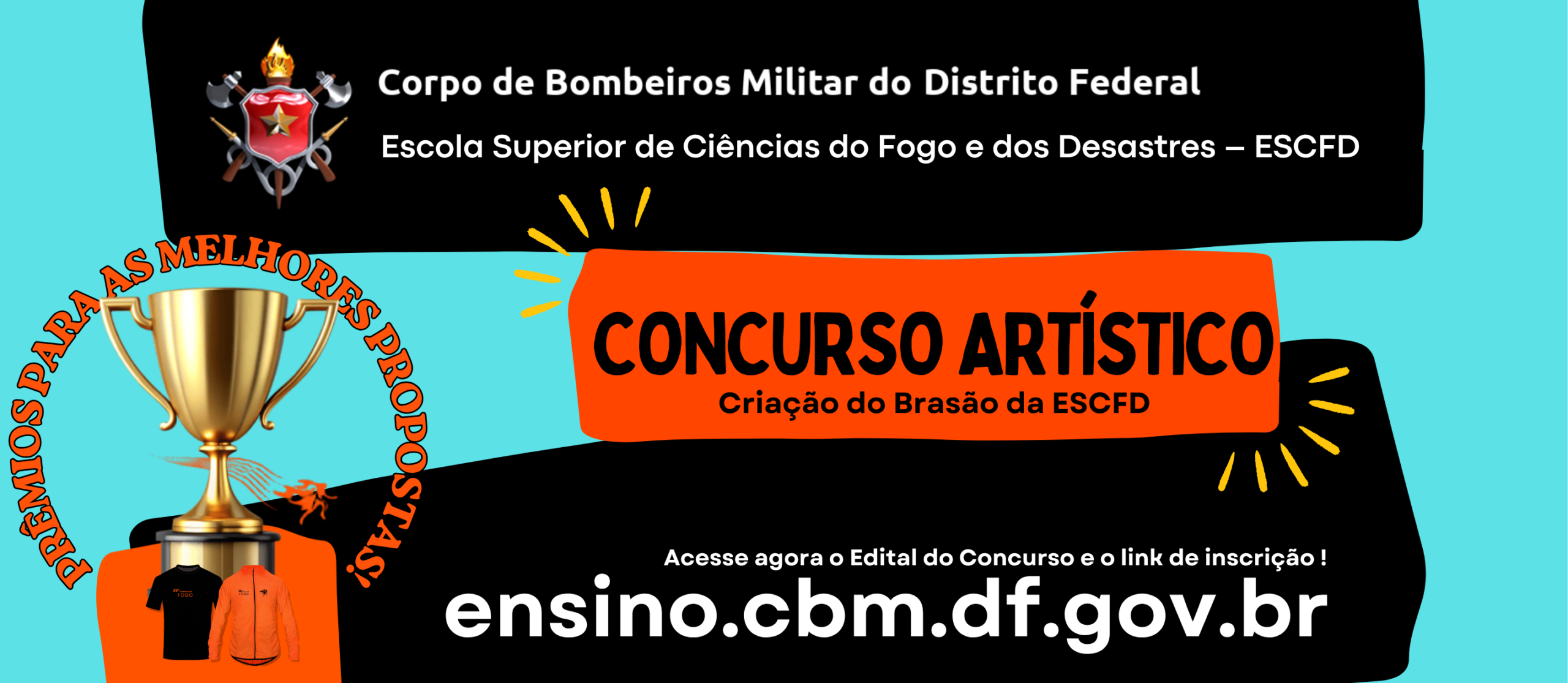 Concurso Artístico para a escolha do Brasão da Escola Superior de Ciência do Fogo e dos Desastres (ESCFD)