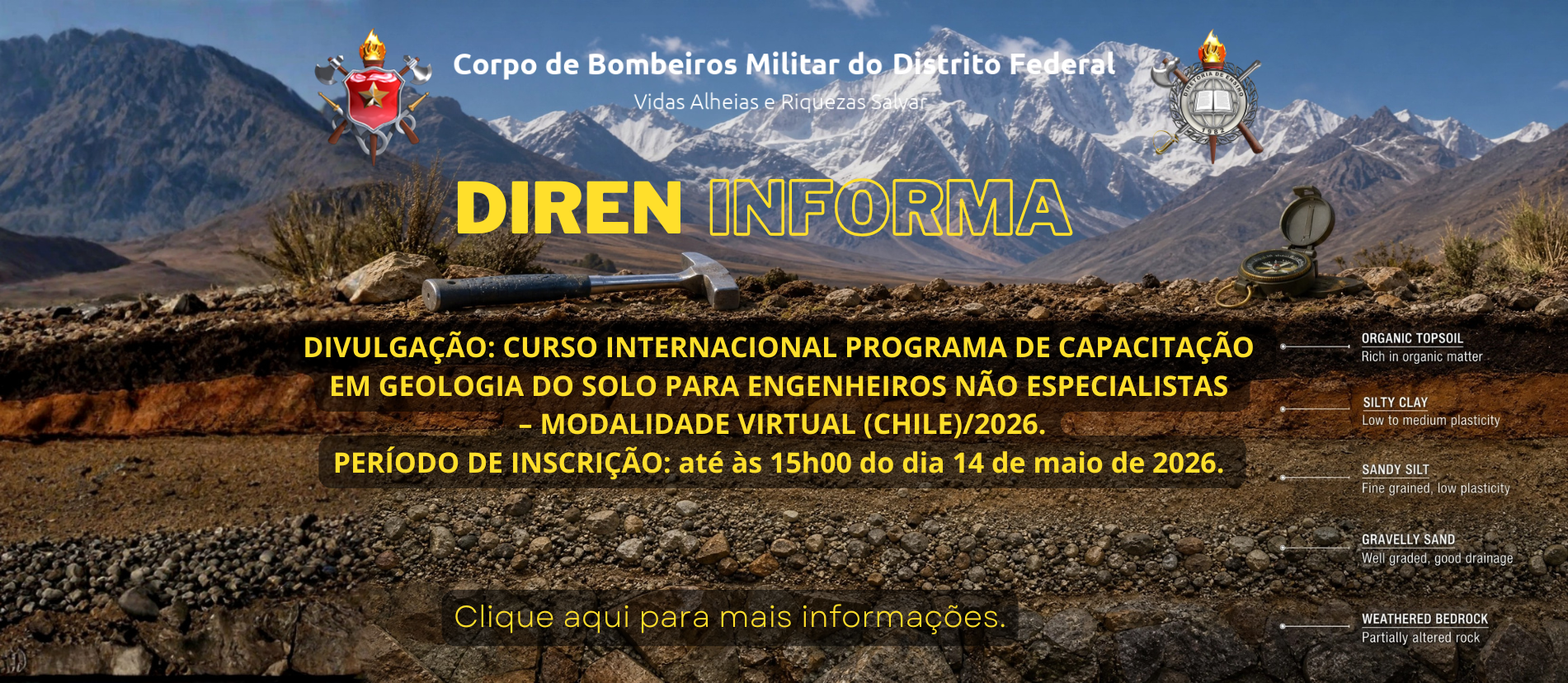DIVULGAÇÃO: CURSO INTERNACIONAL EM SISMOLOGIA: USO DE DADOS SISMOLÓGICOS – MODALIDADE VIRTUAL (CHILE)/2026