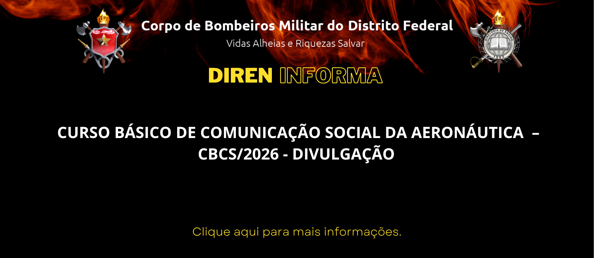 CURSO BÁSICO DE COMUNICAÇÃO SOCIAL DA AERONÁUTICA – CBCS/2026 – DIVULGAÇÃO